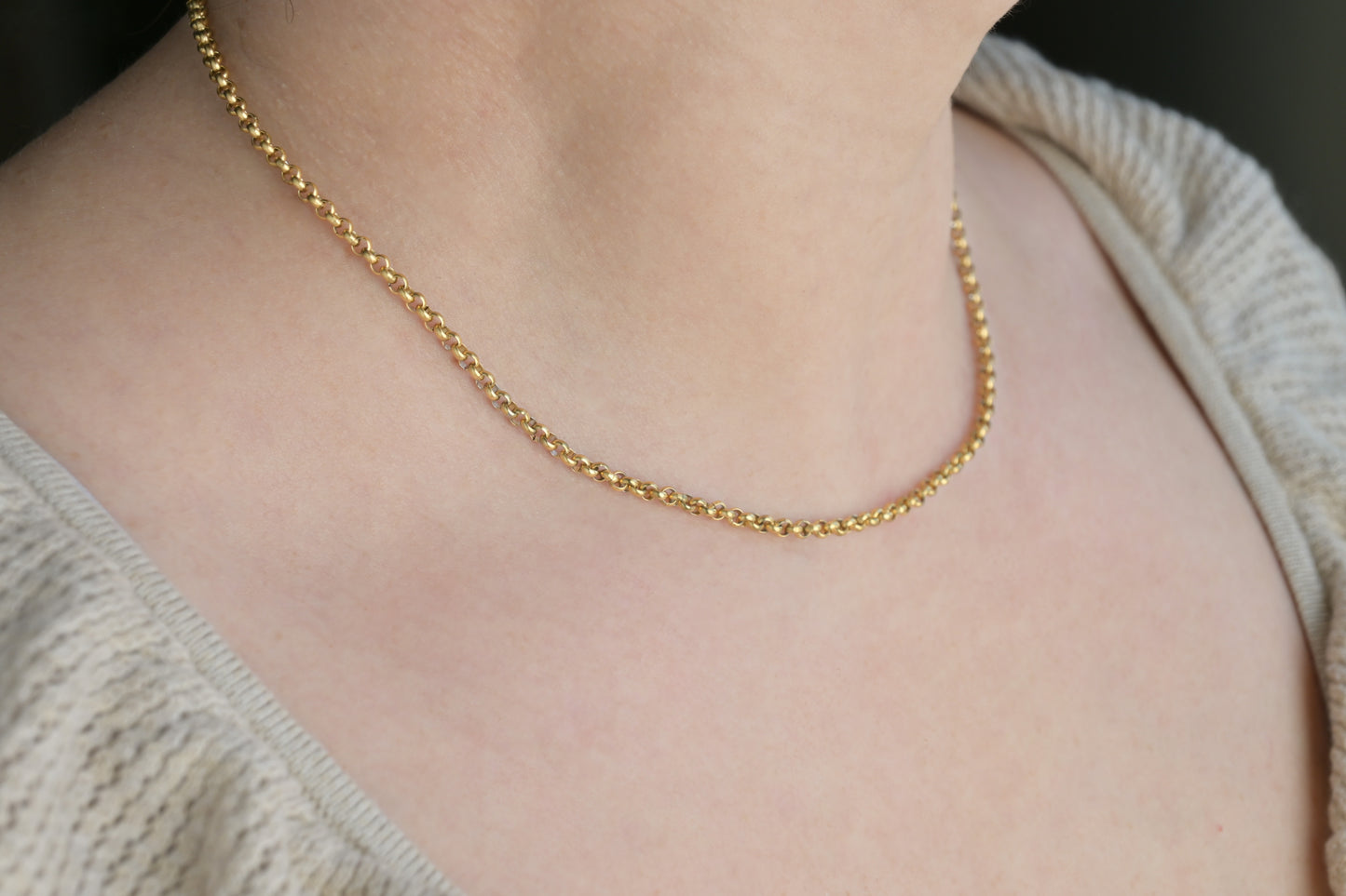 Rolo Chain Necklace