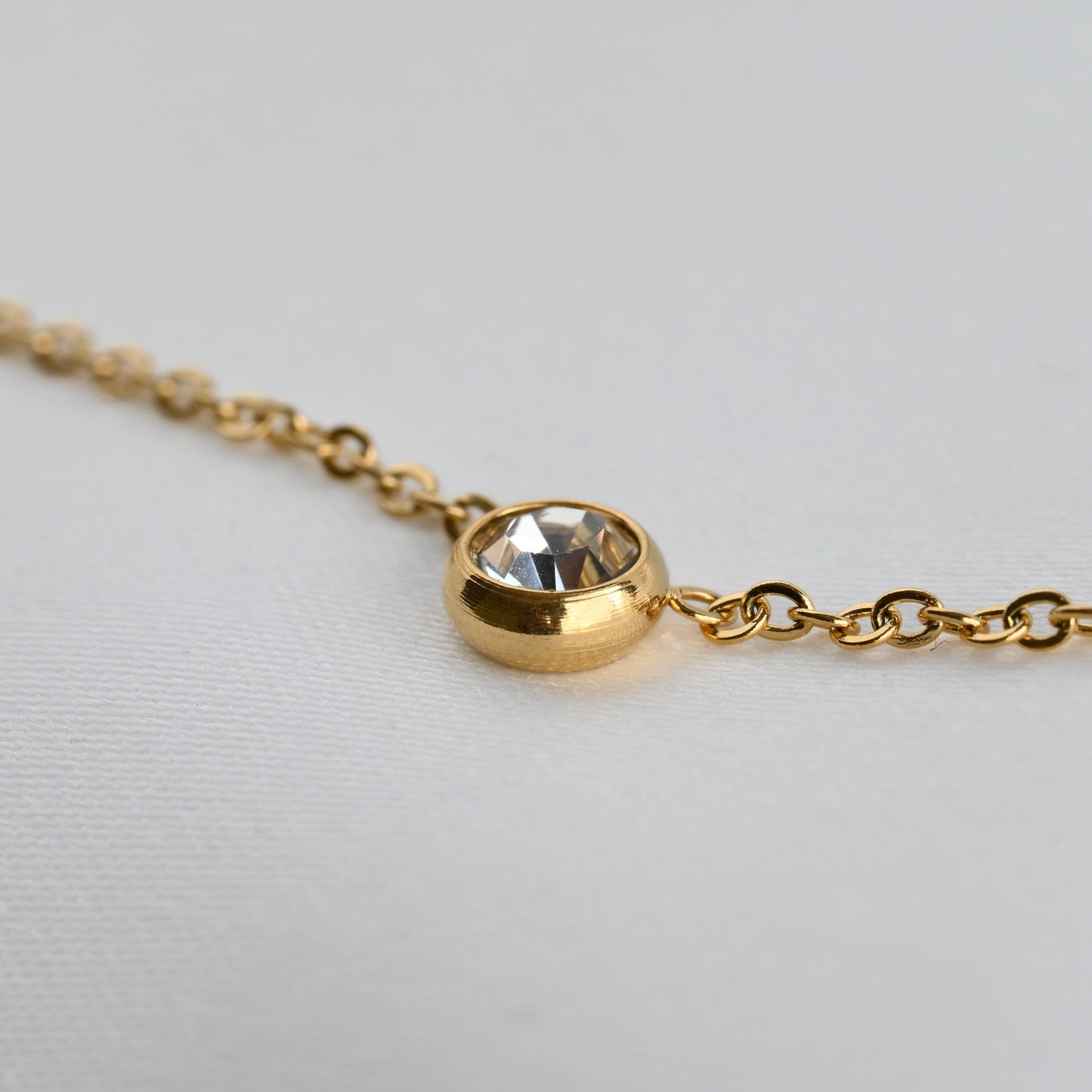 Bezel Trio Necklace