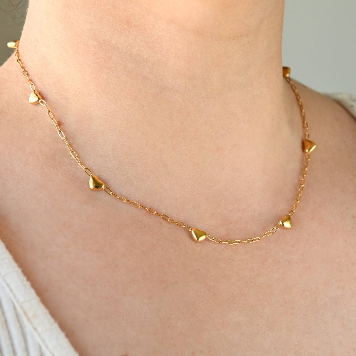 Paperclip Heart Necklace