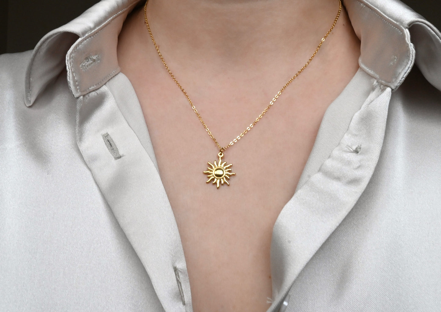 Vintage Sun Necklace