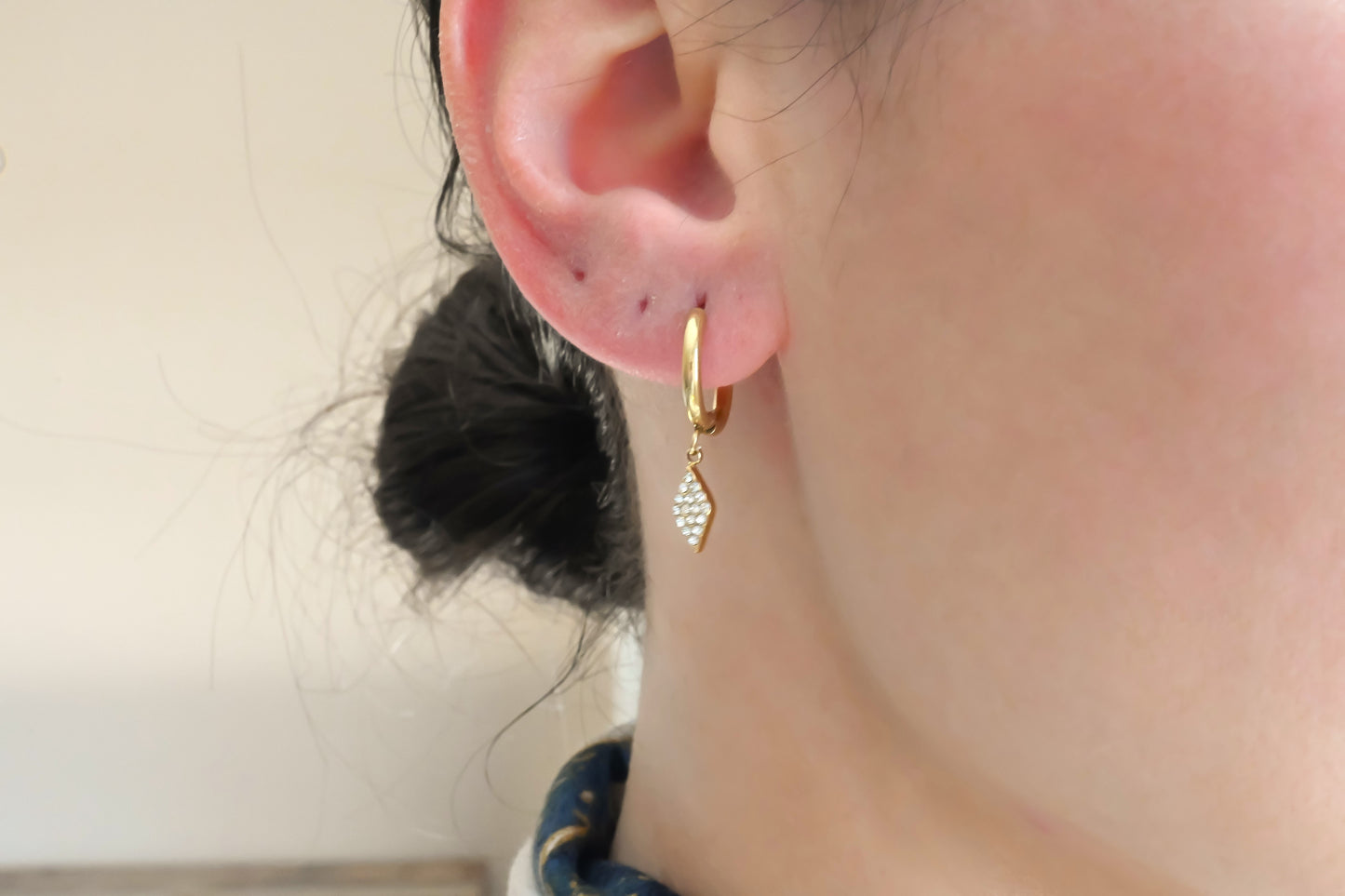 Celestial Diamond Hoops