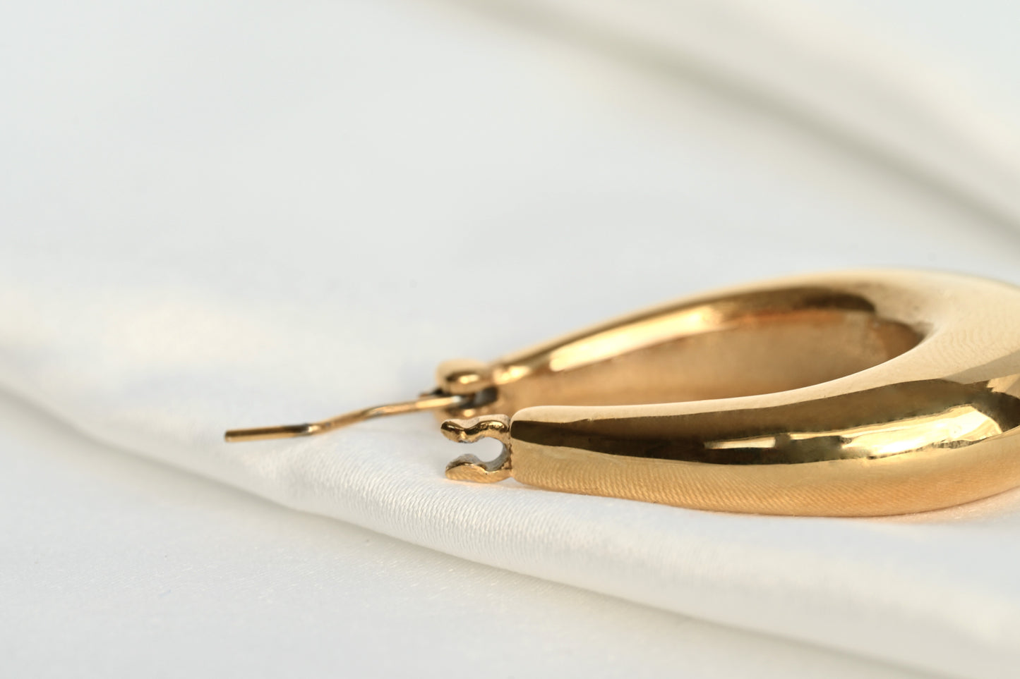 Chunky Tear Drop Hoops