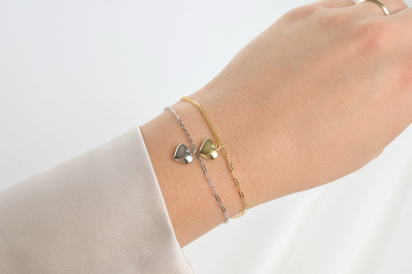 Puffy Heart Bracelet