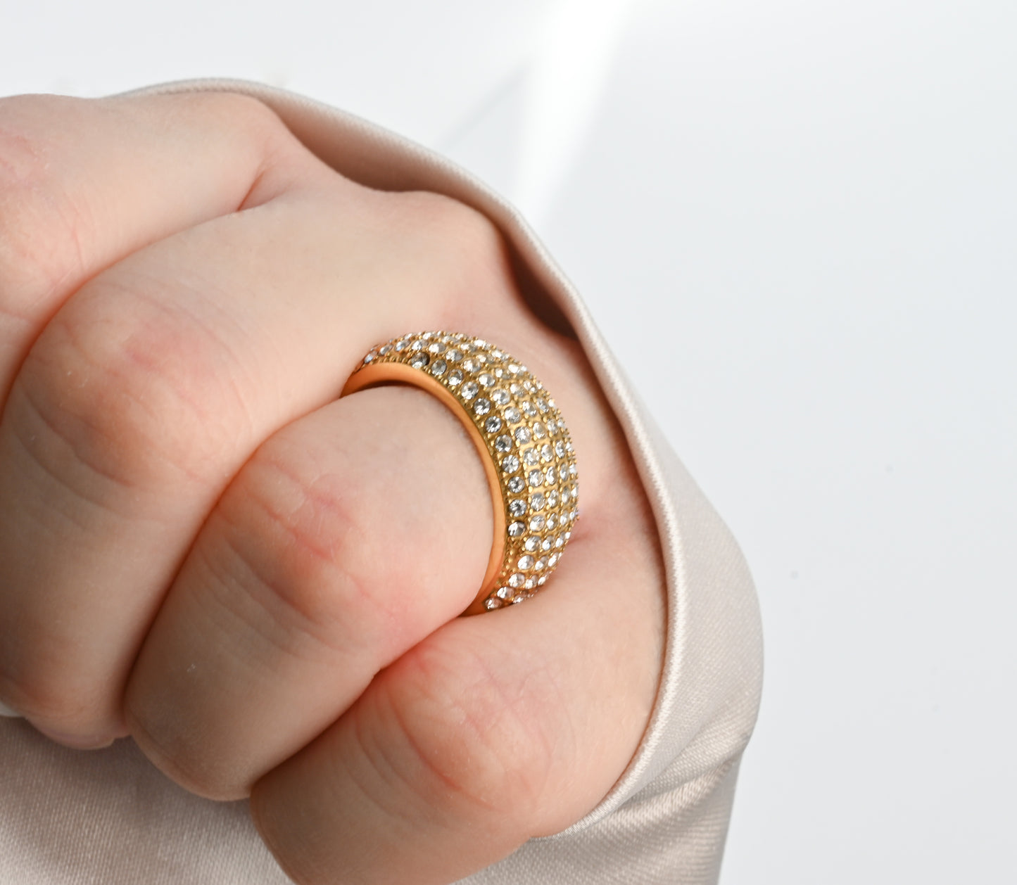 Pave Diamond Dome Ring