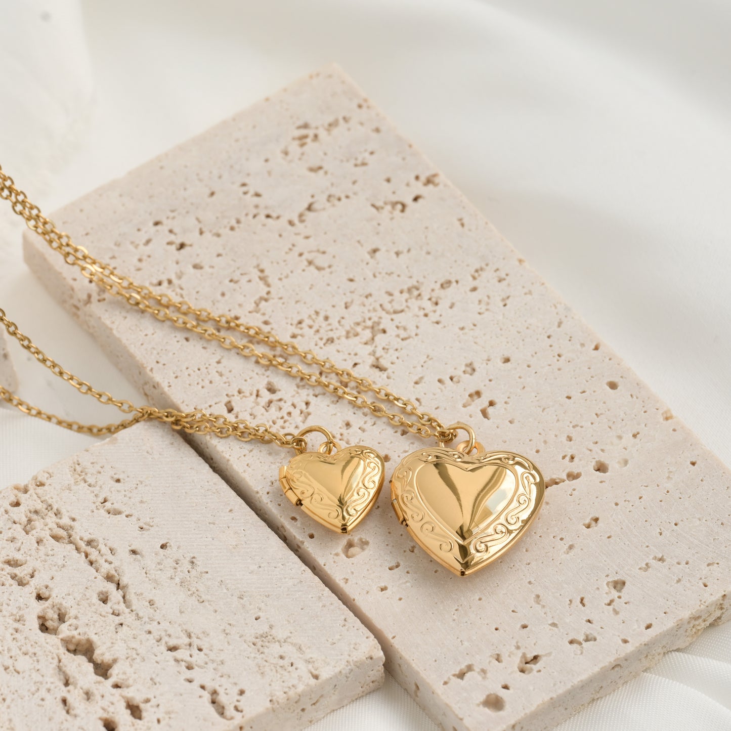 Heart Locket Pendant Necklace