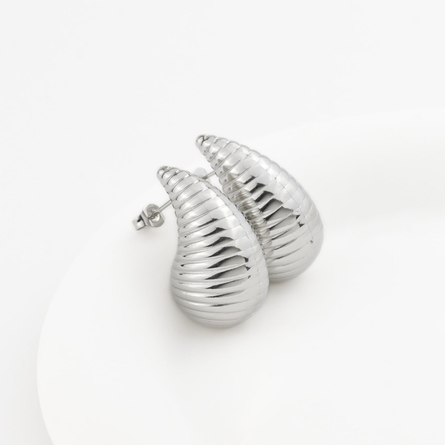 Textured Chunky Drop Earrings