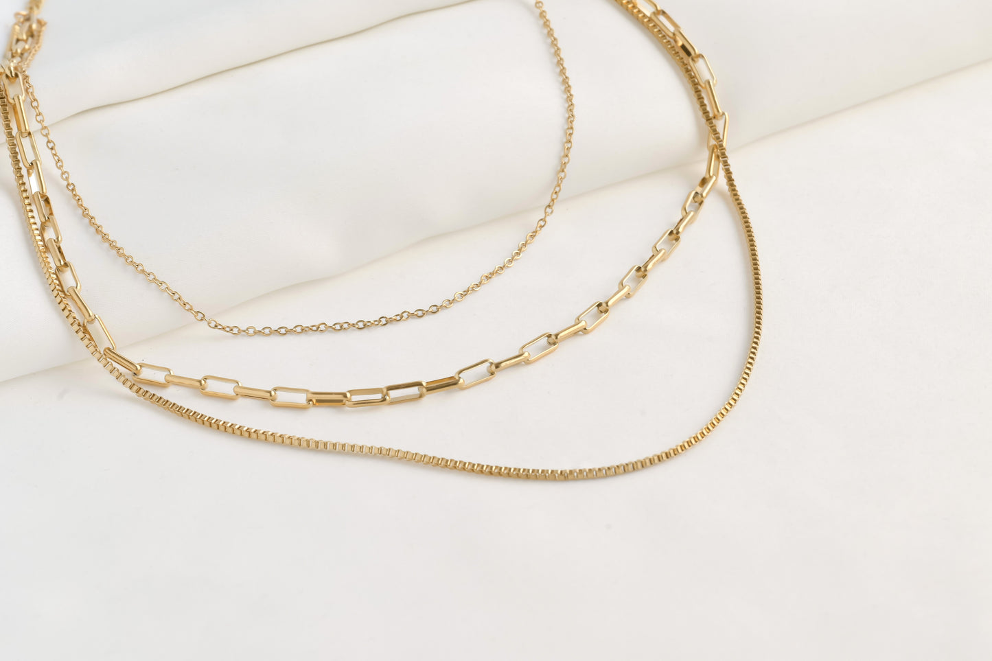 Layered Paperclip Necklace