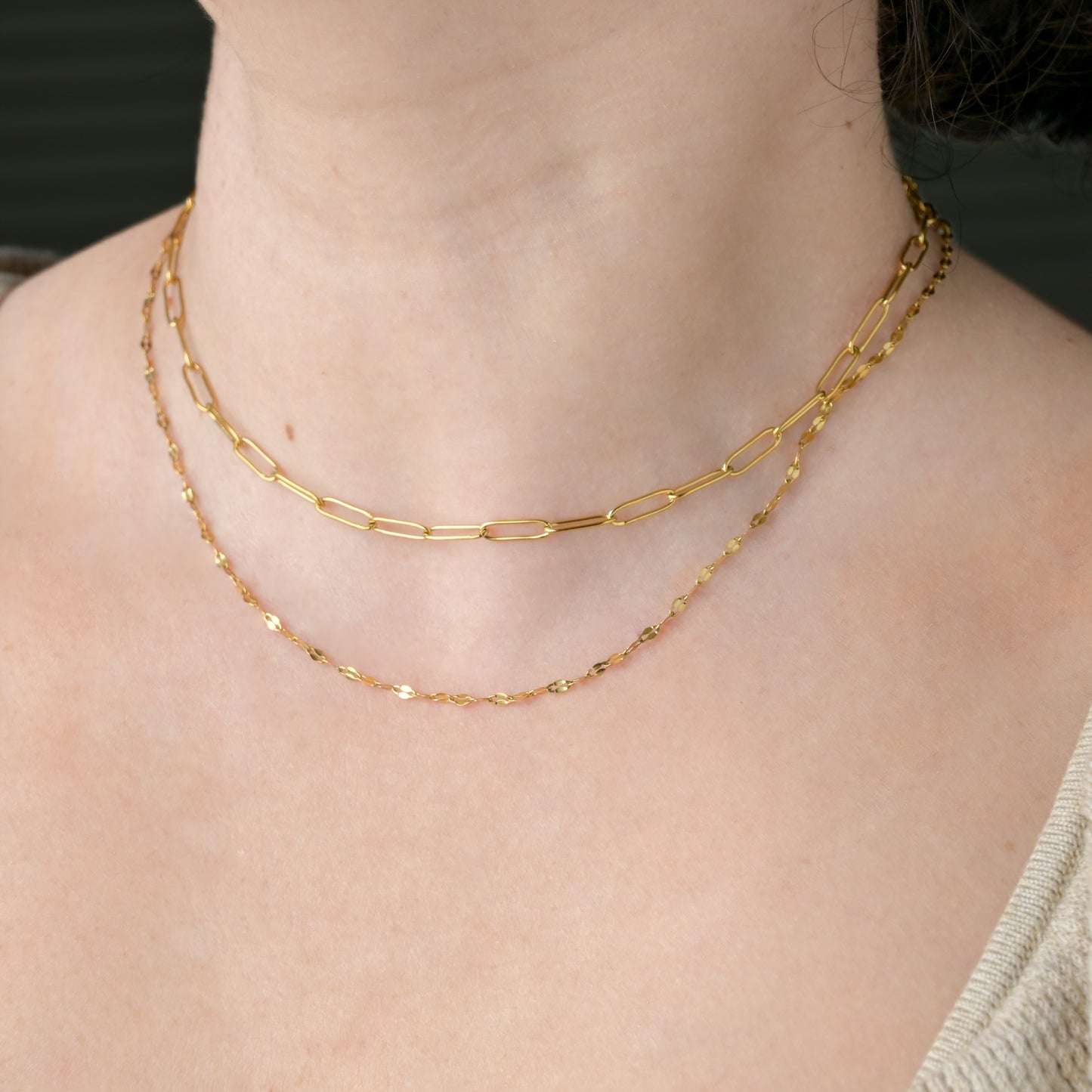 Mirror Chain Necklace