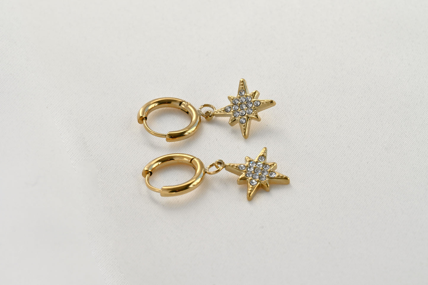 Celestial Diamond Hoops