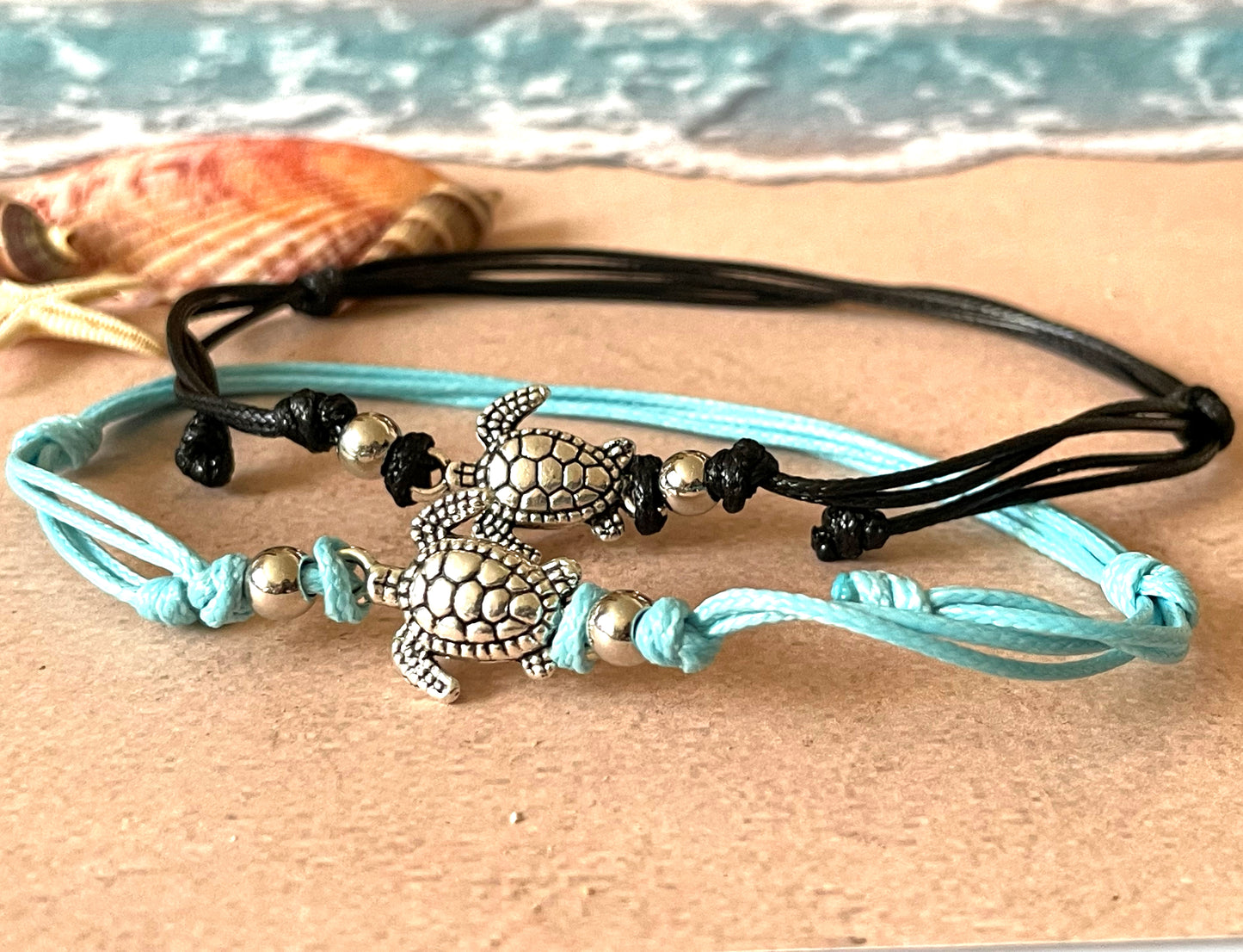 Turtle Rope Anklet
