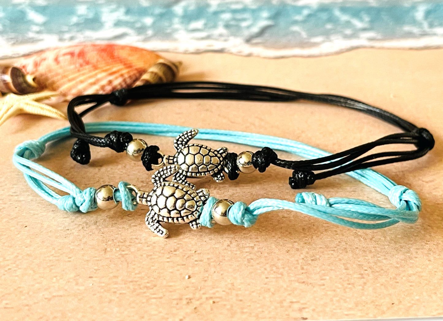 Turtle Rope Anklet