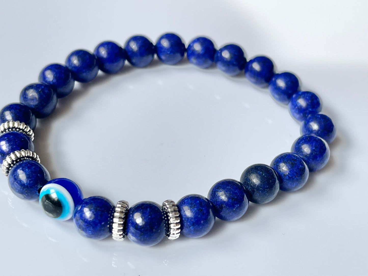 Evil Eye Natural Stone Bracelet