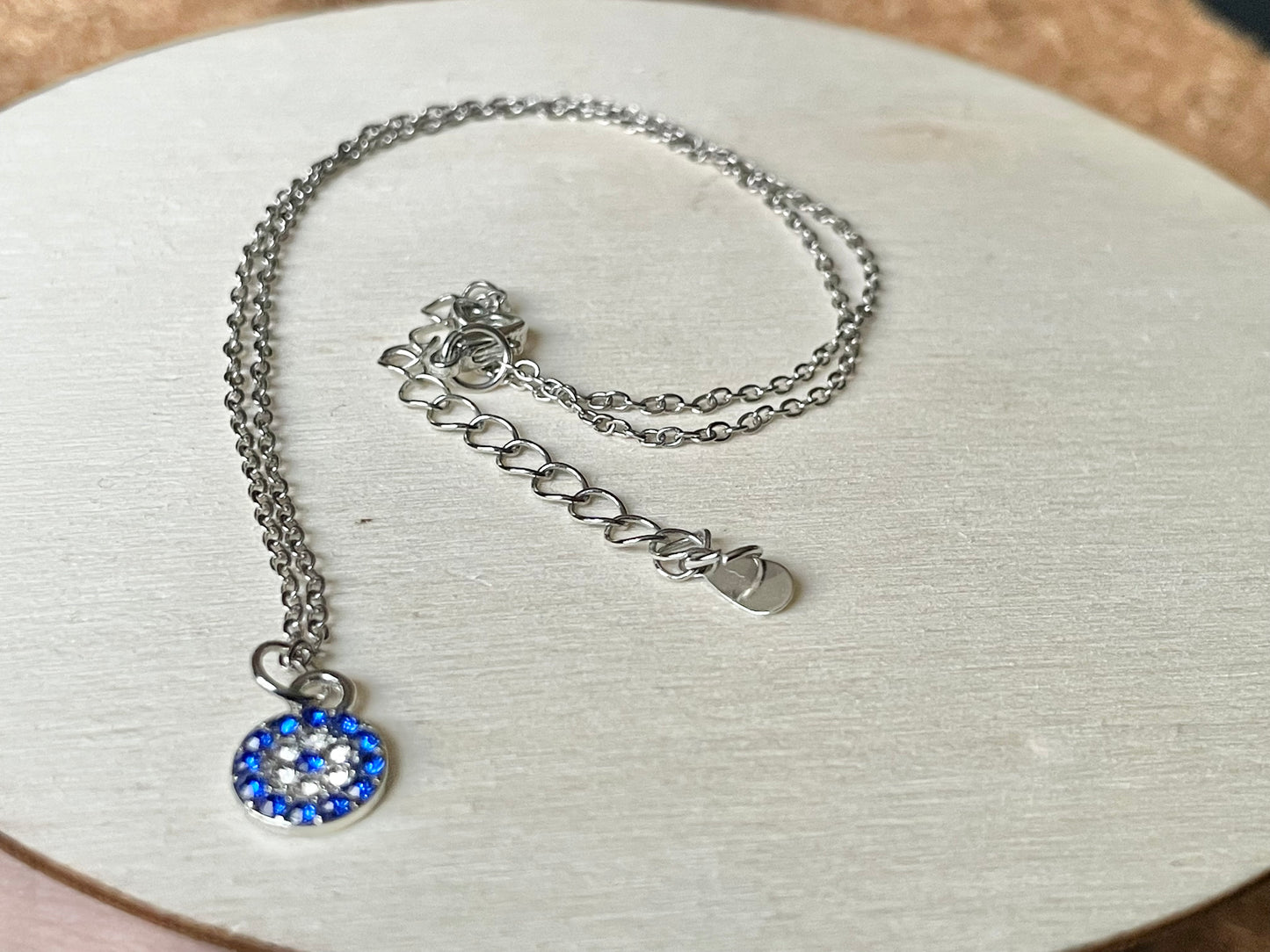 Dainty Diamond Eye Necklace