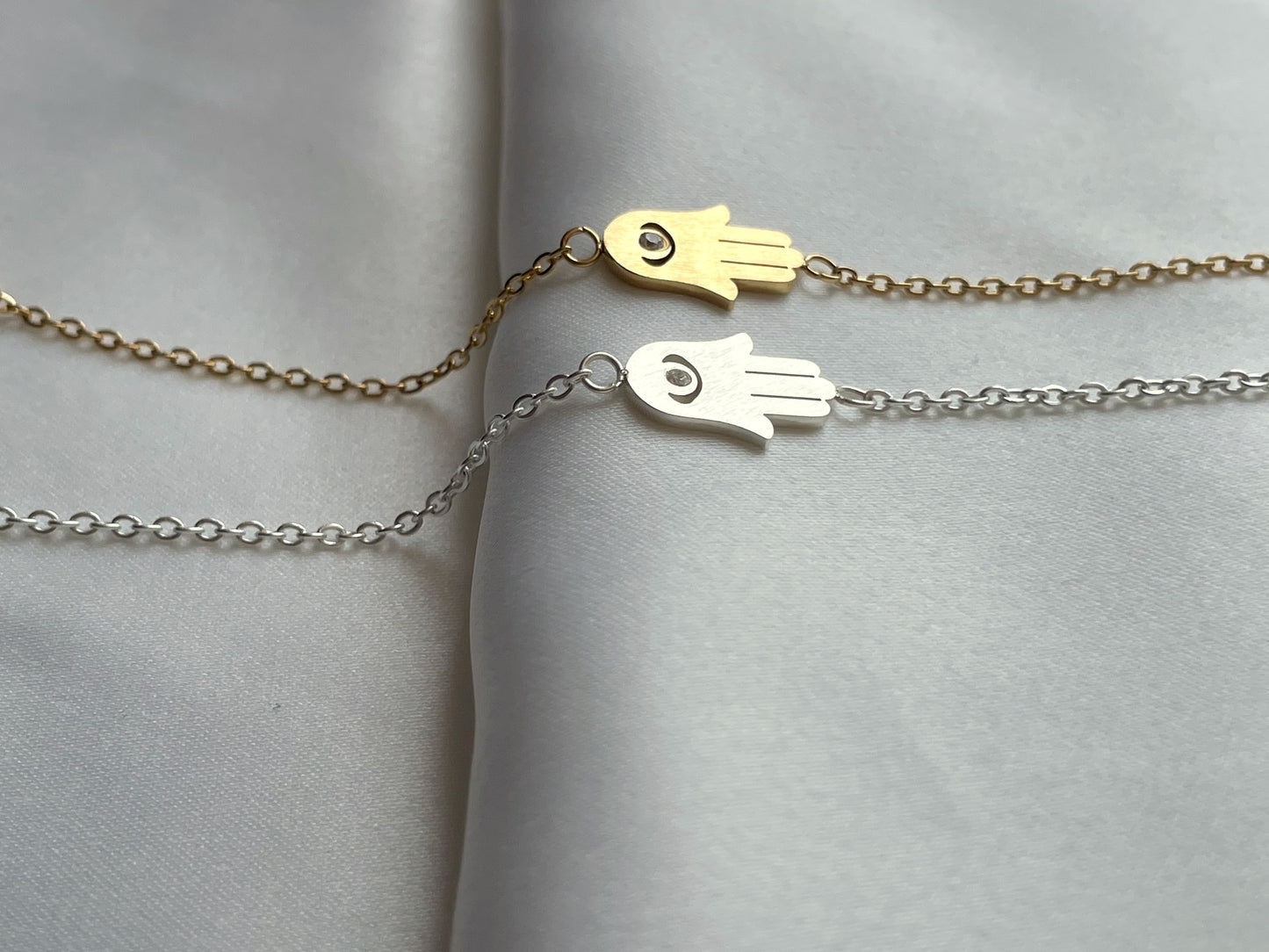 Dainty Hamsa Bracelet