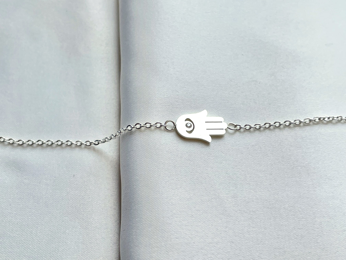 Dainty Hamsa Bracelet