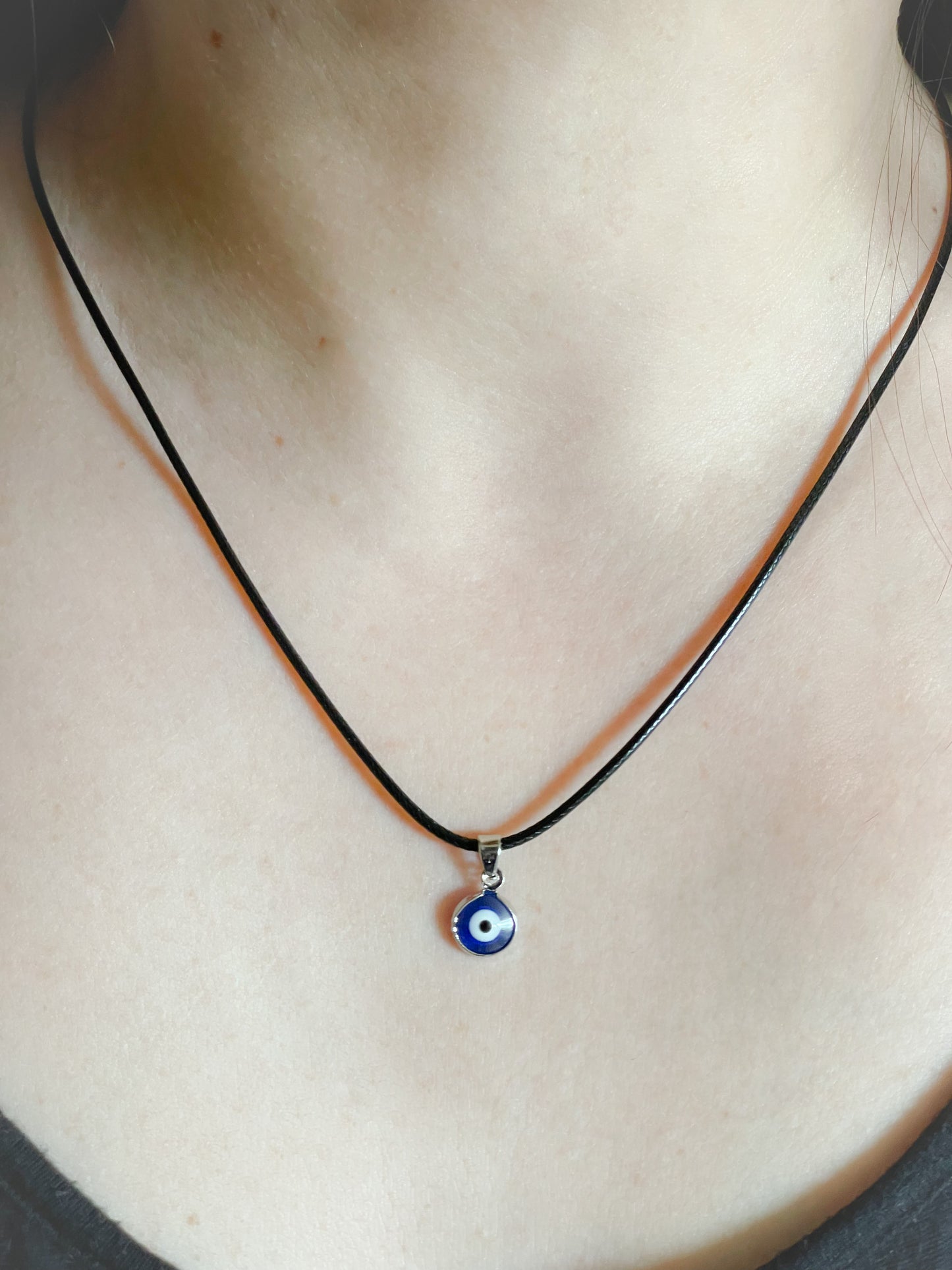 Black Evil Eye Necklace