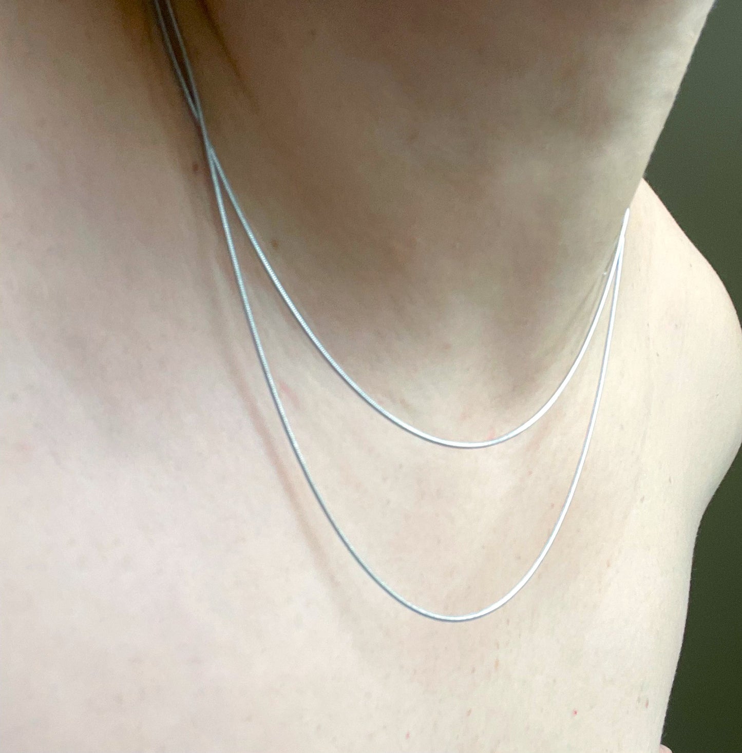 Layered Snake Chain Necklace