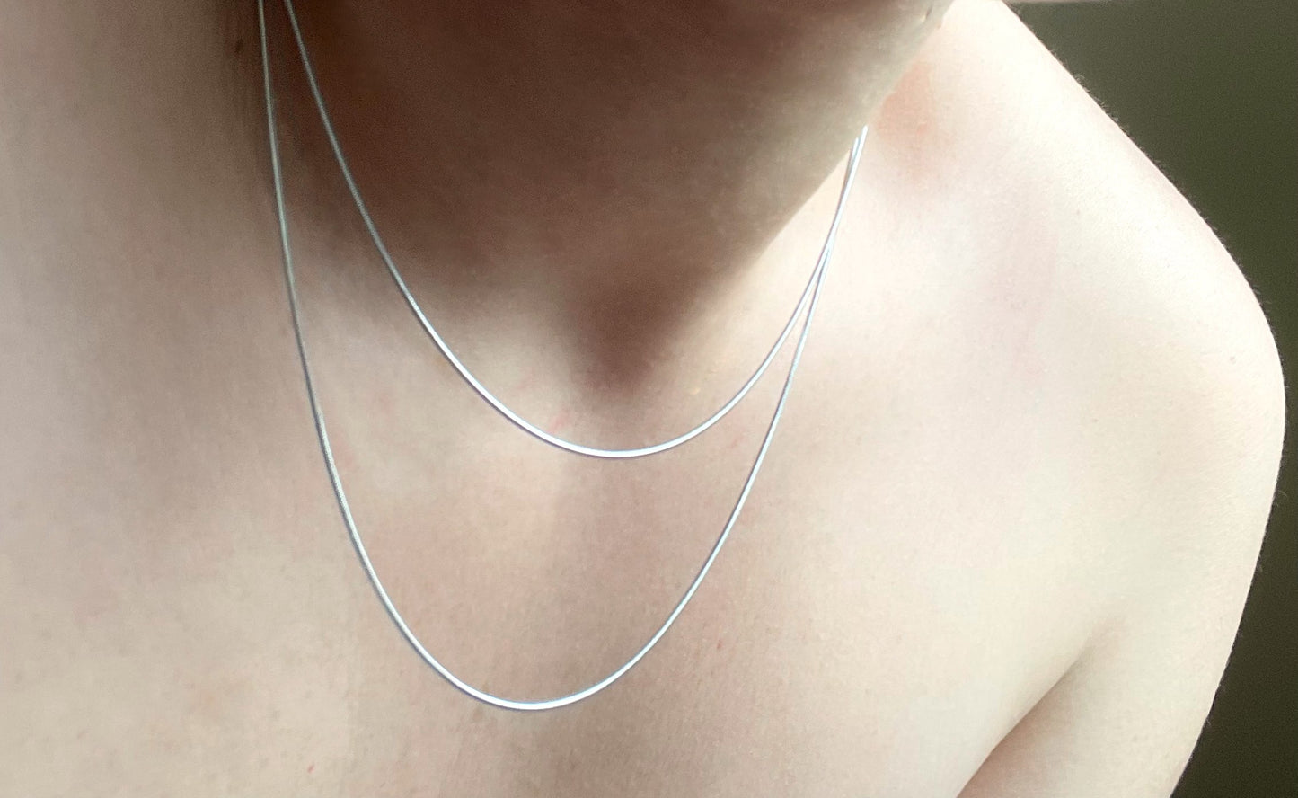 Layered Snake Chain Necklace