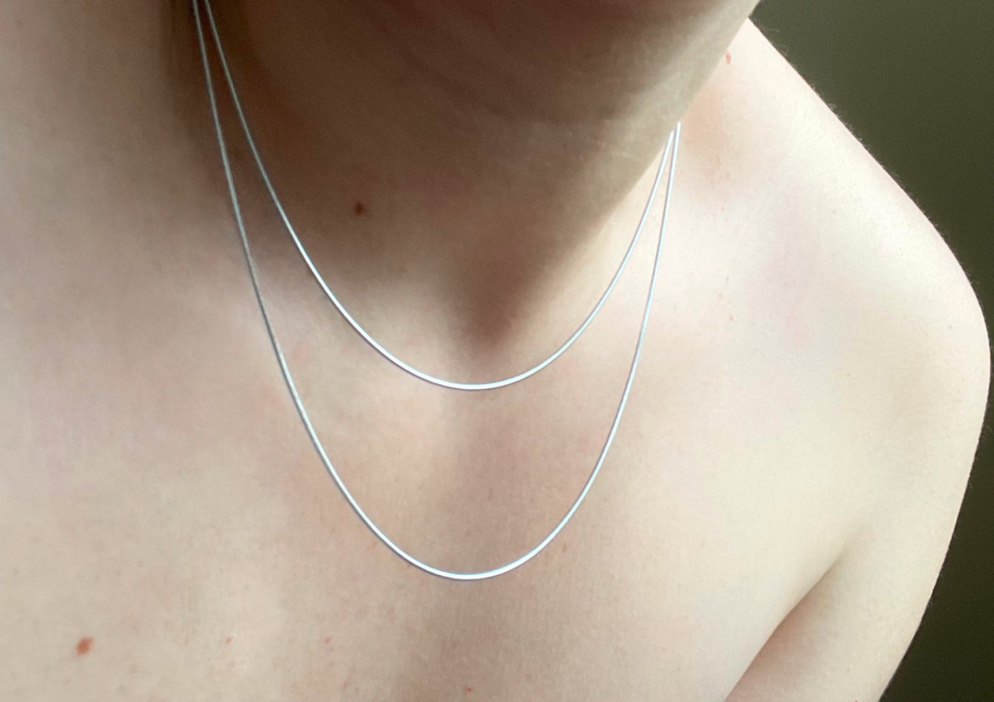 Layered Snake Chain Necklace