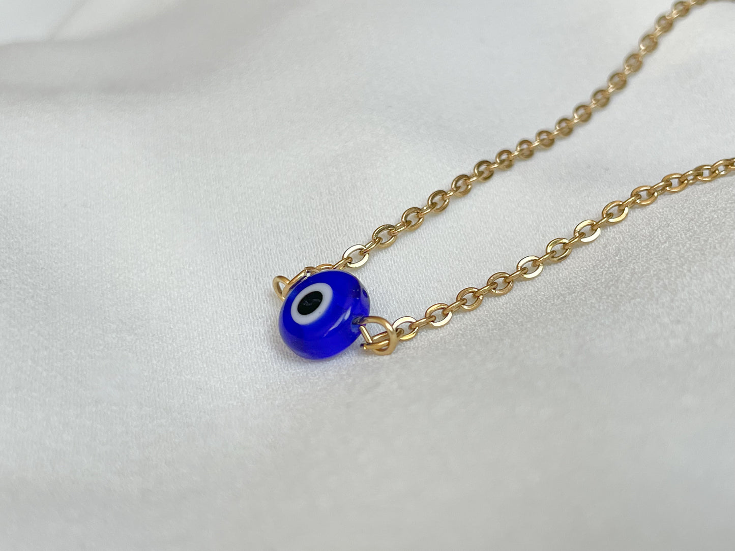 Dainty Blue Eye Necklace