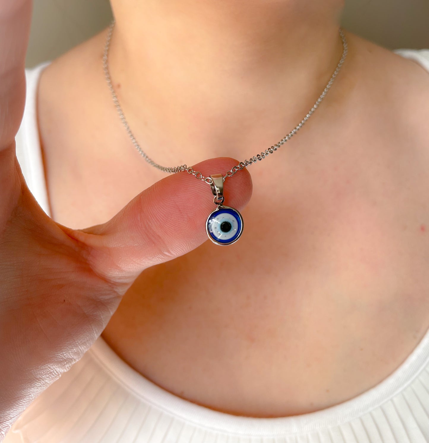 Sparkle Evil Eye Necklace