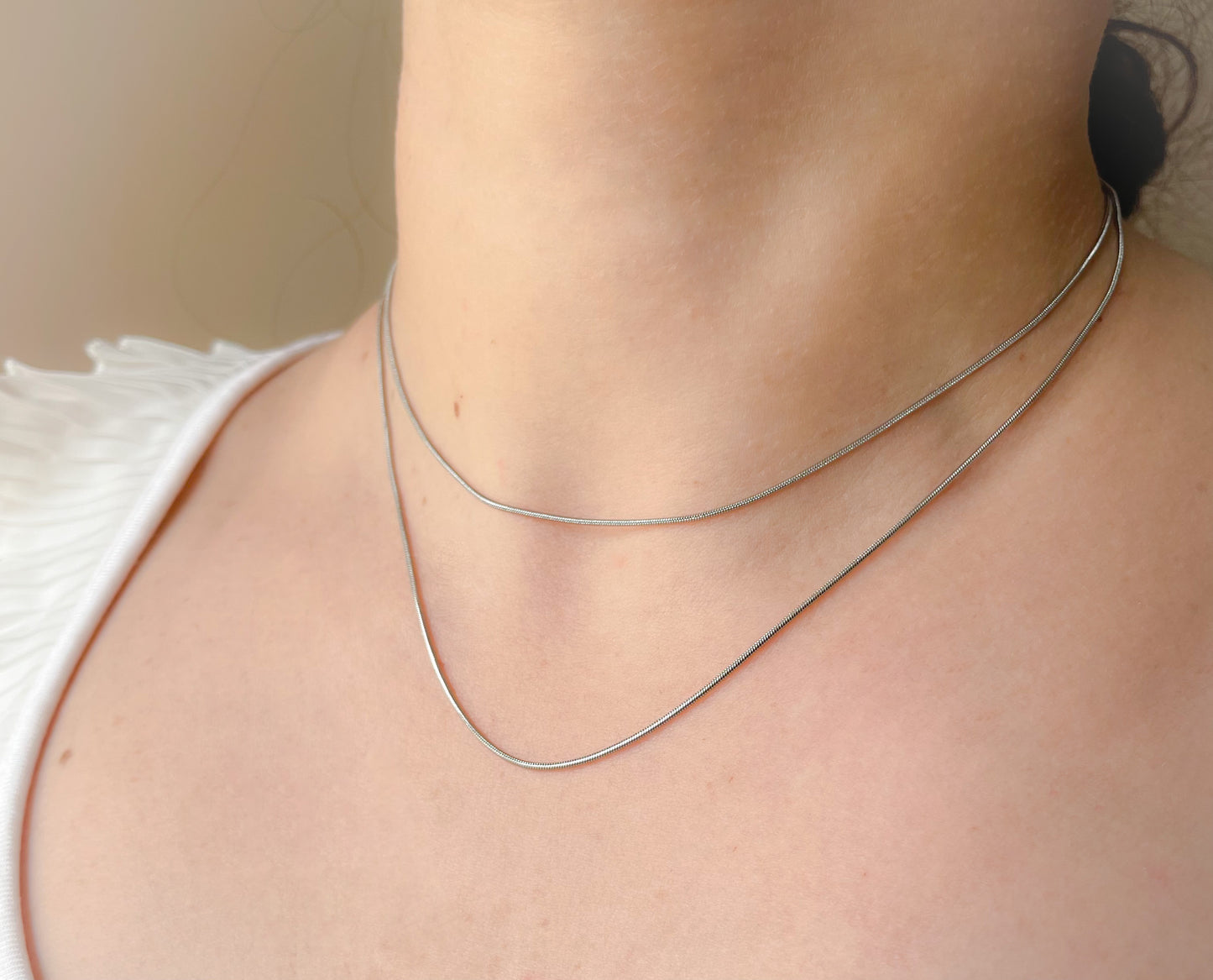 Layered Snake Chain Necklace