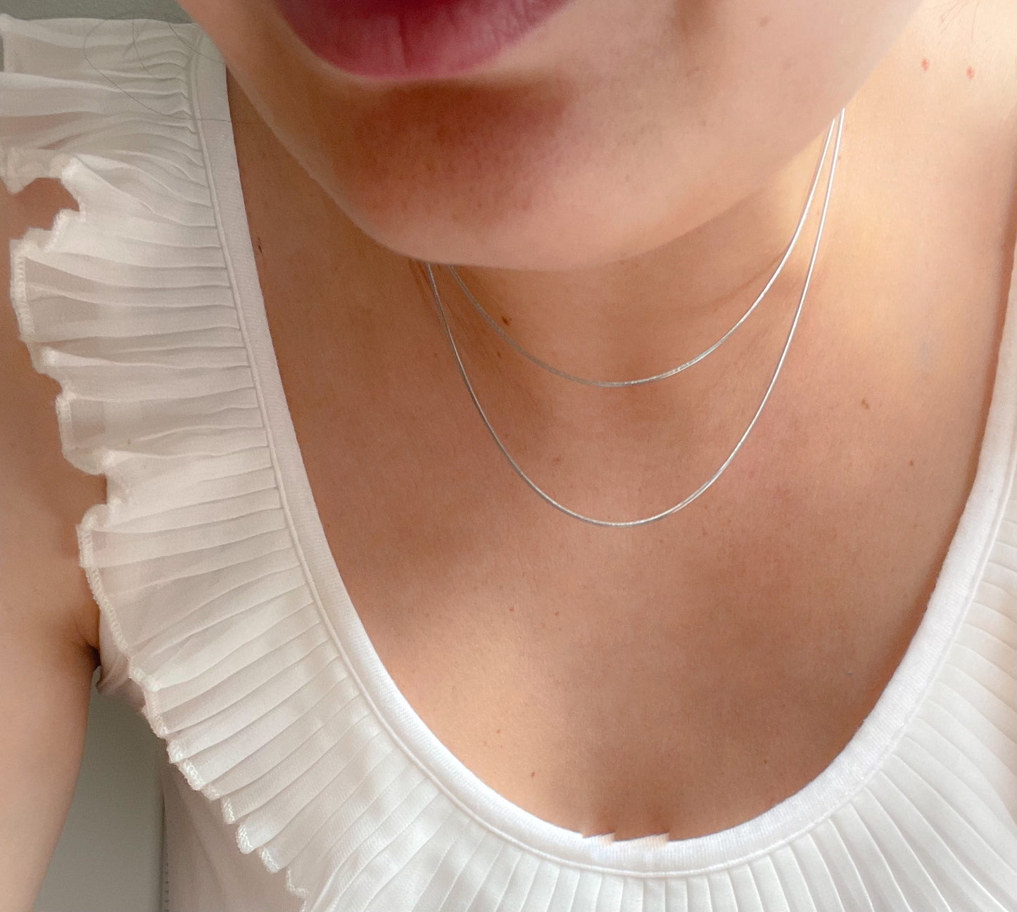 Layered Snake Chain Necklace