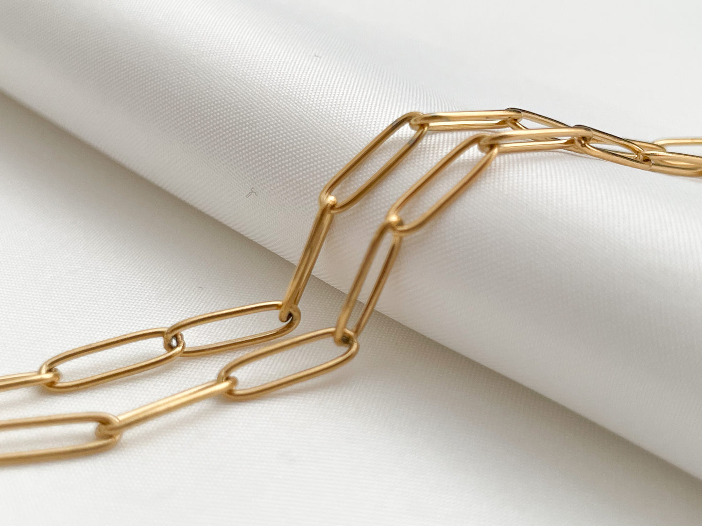 Dainty Paperclip Necklace