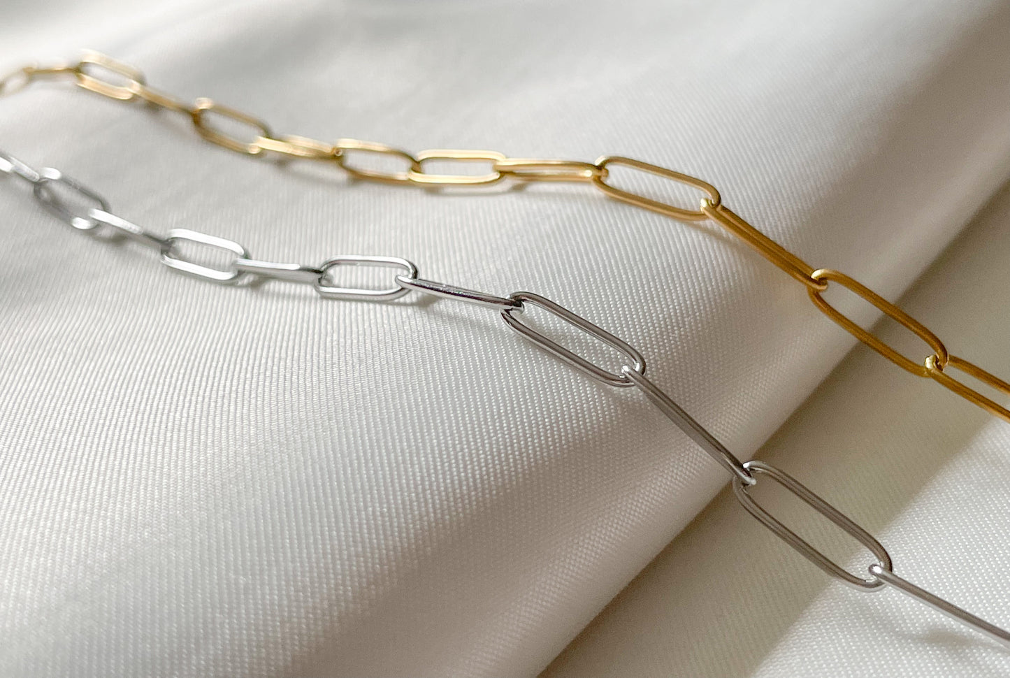 Dainty Paperclip Necklace