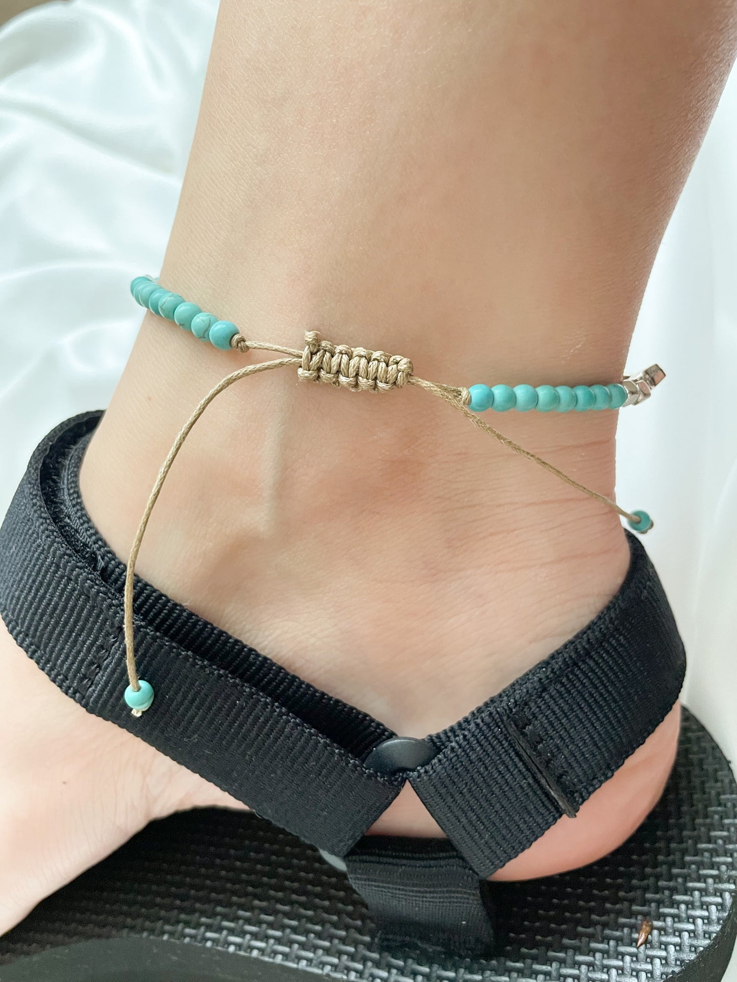 Turquoise Star Anklet