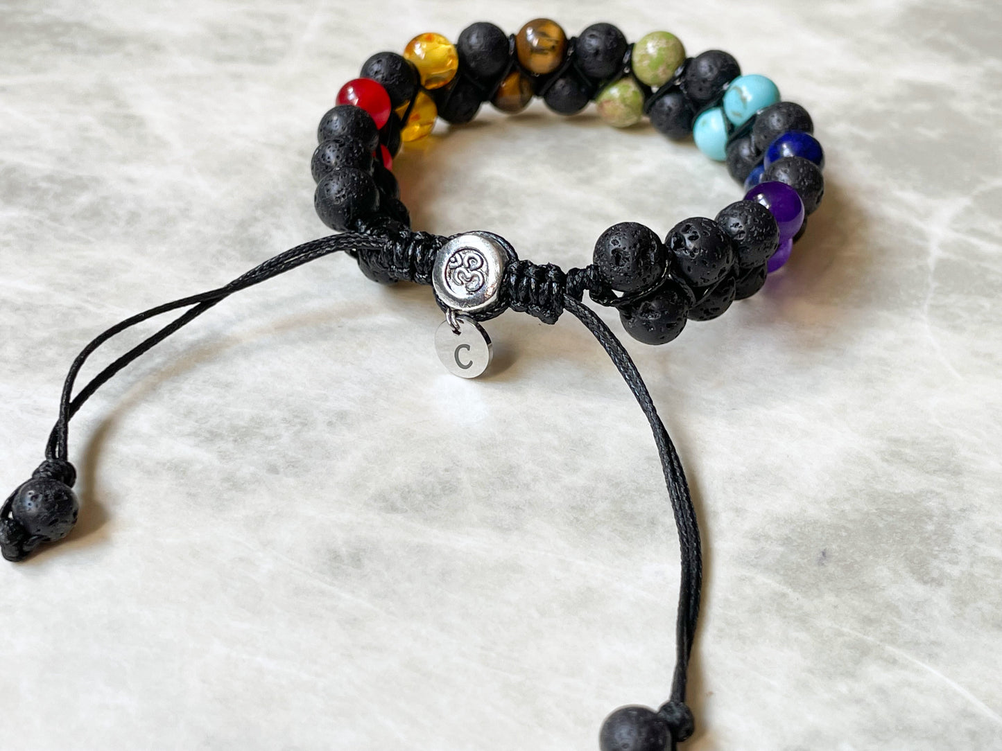 Men's Lava Chakra Bracelet