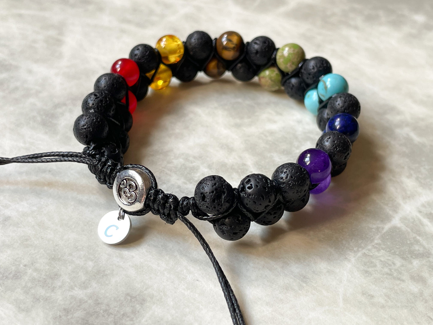 Men's Lava Chakra Bracelet