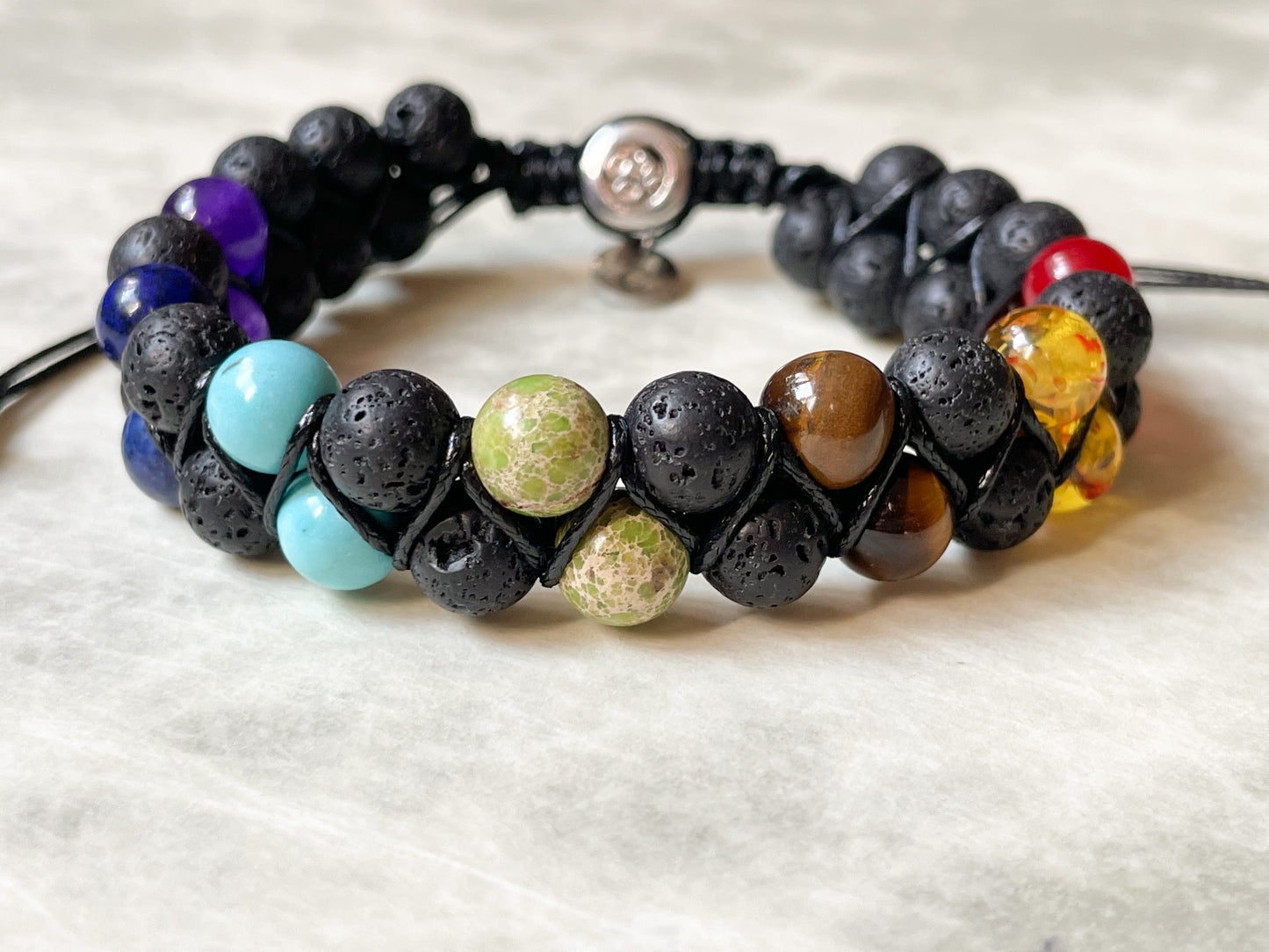 Men's Lava Chakra Bracelet