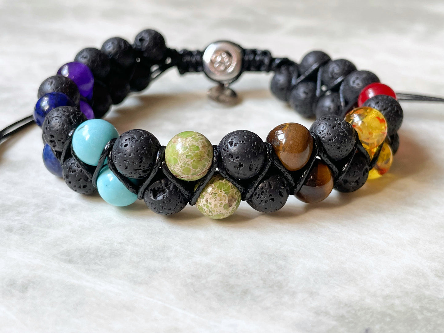 Men's Lava Chakra Bracelet