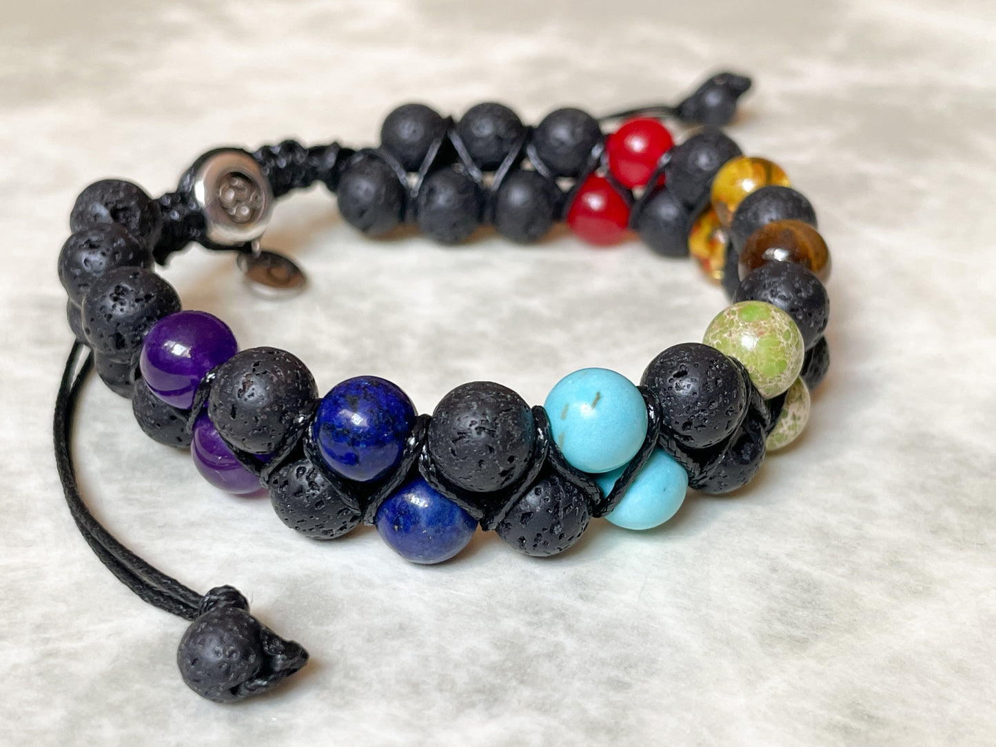 Men's Lava Chakra Bracelet