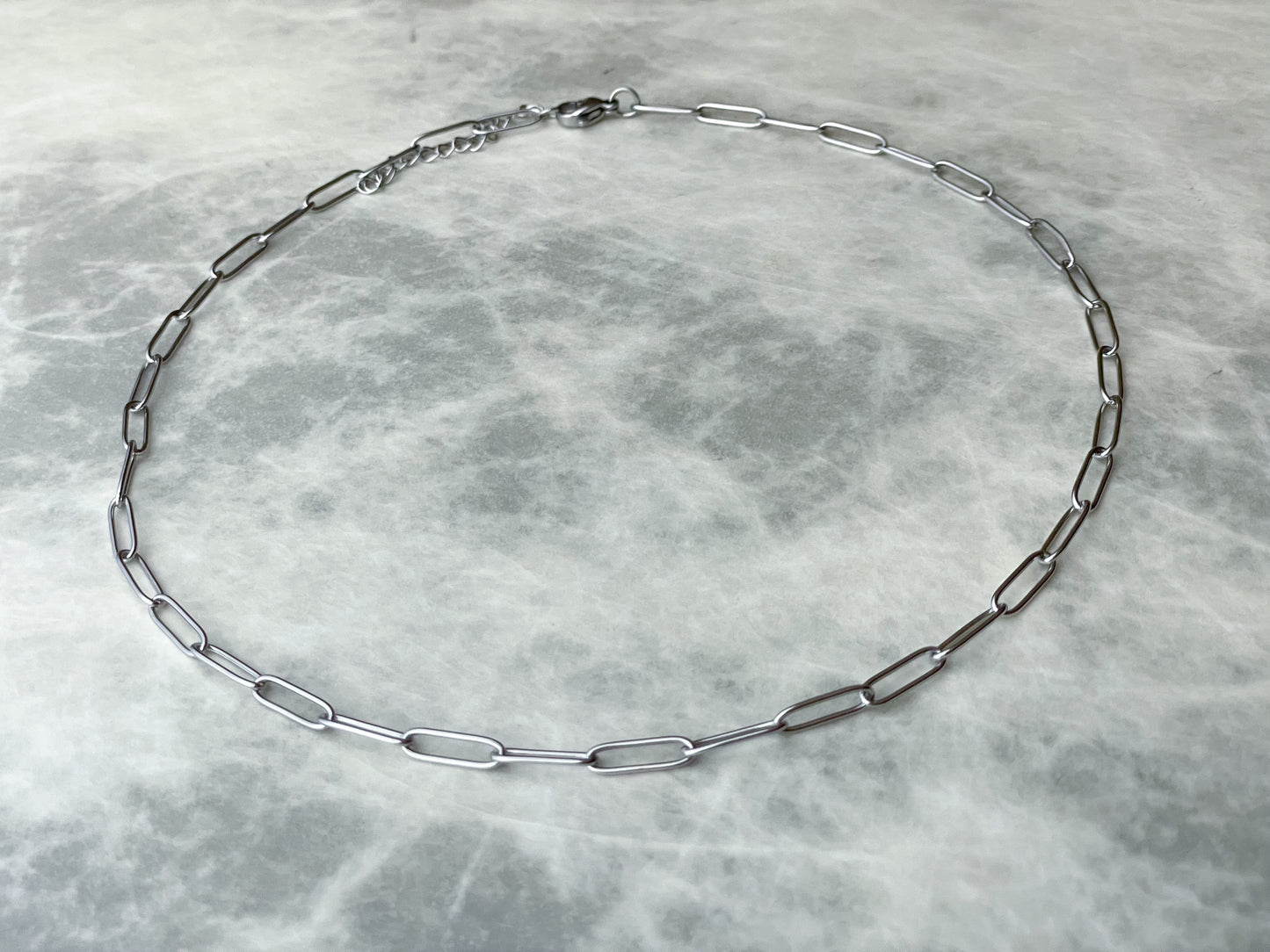 Dainty Paperclip Necklace