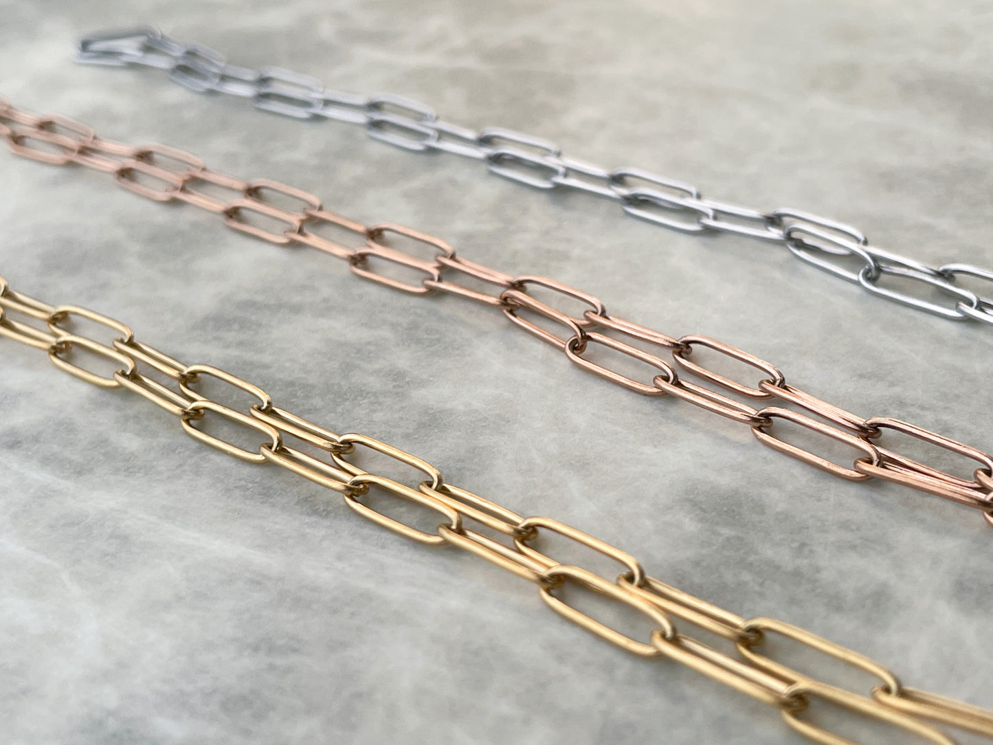 Dainty Paperclip Necklace