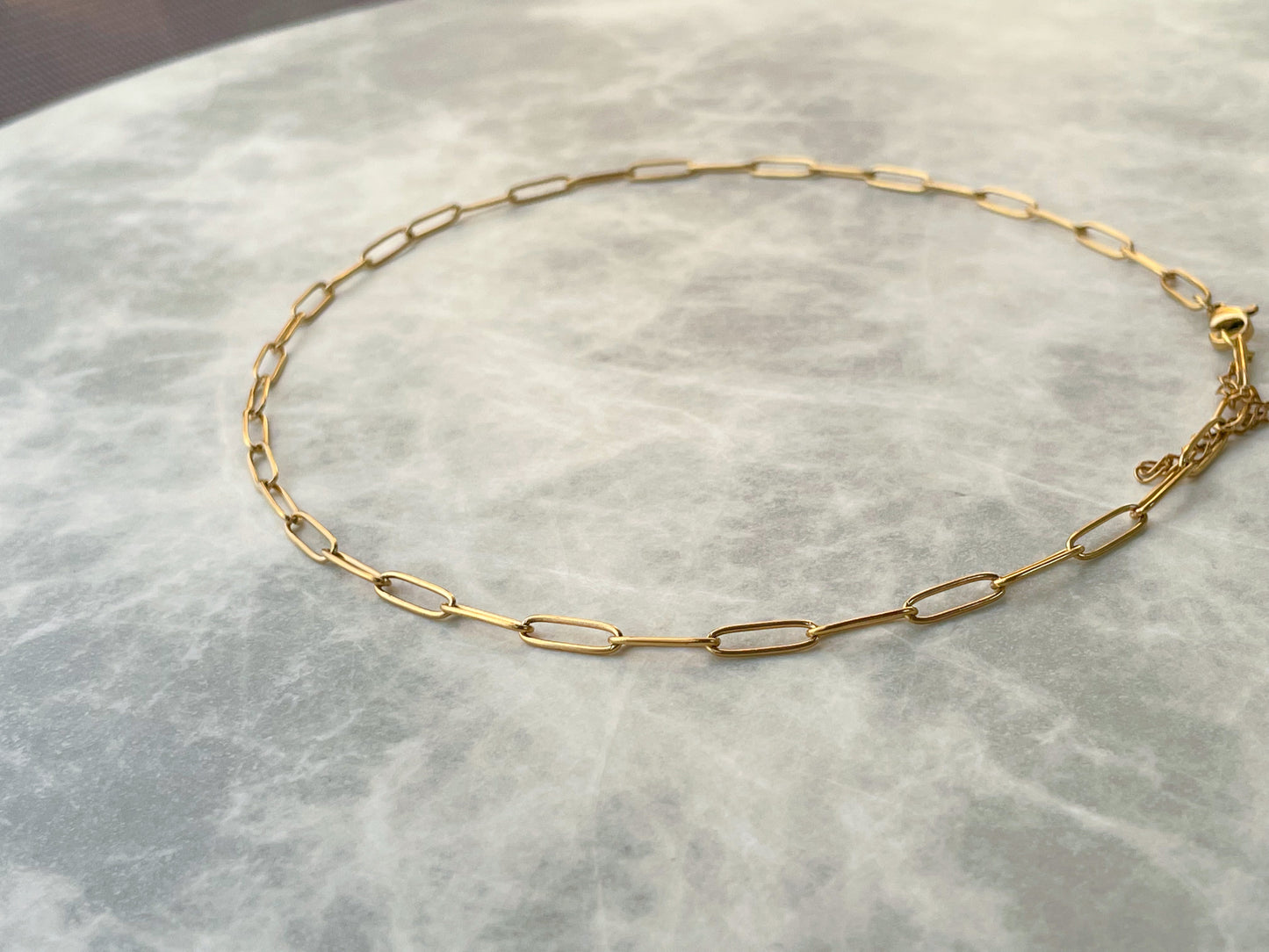 Dainty Paperclip Necklace