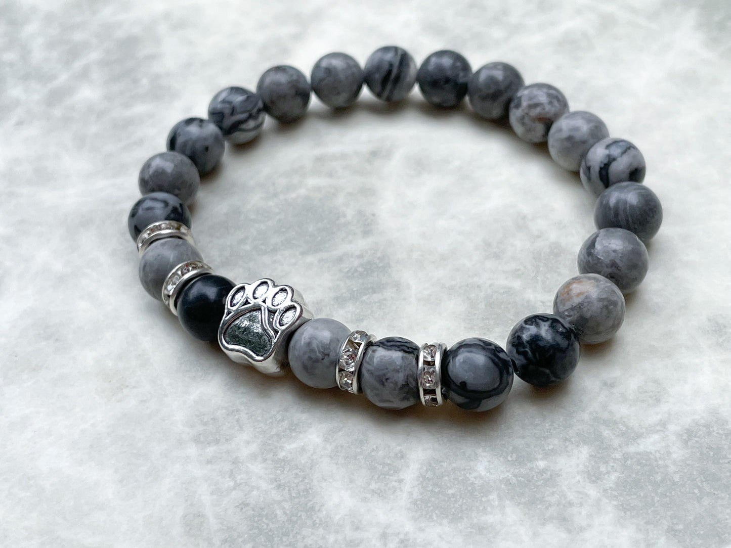 Paw Print Stretch Bracelet
