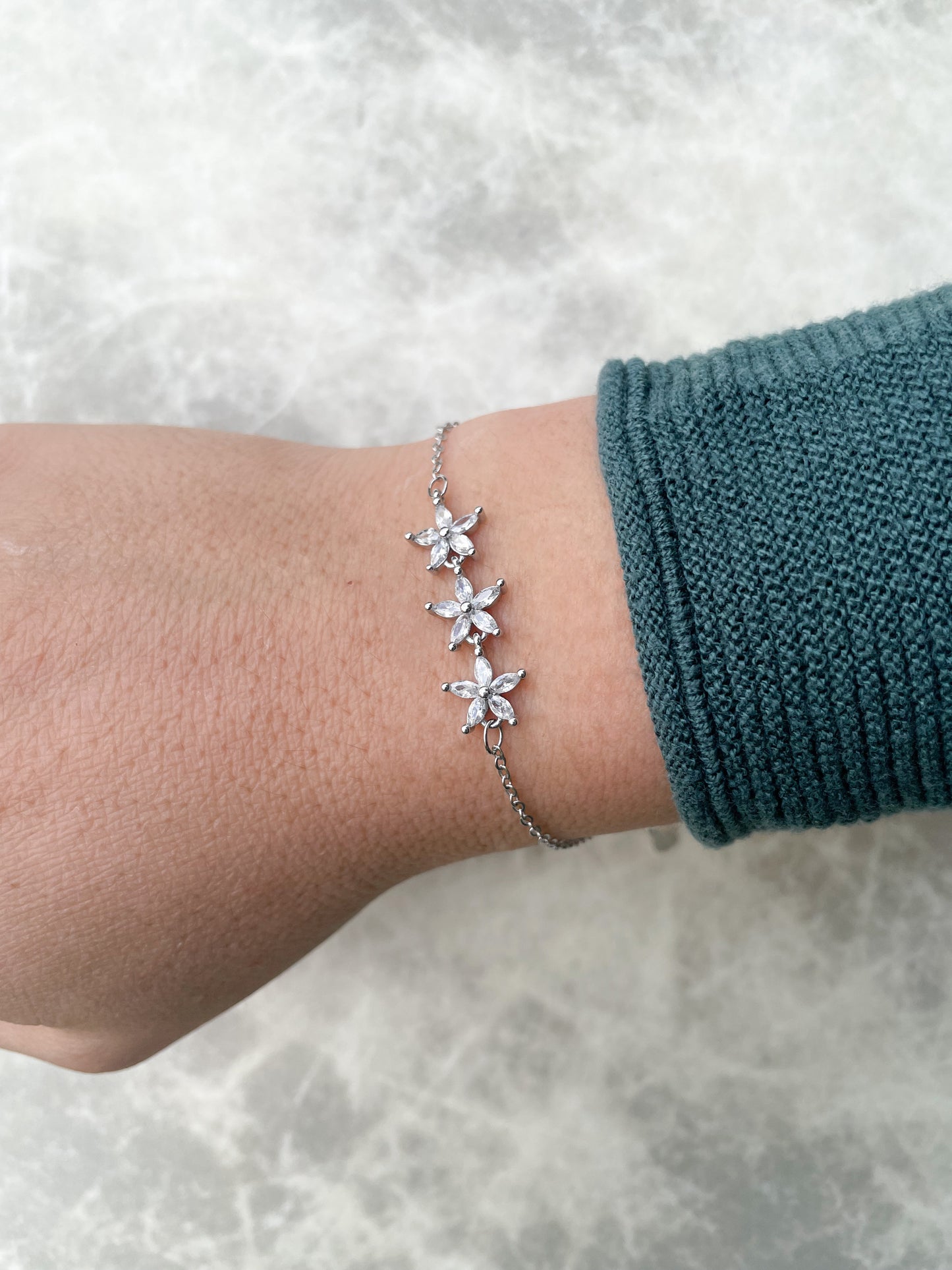 Flower Trio Bracelet