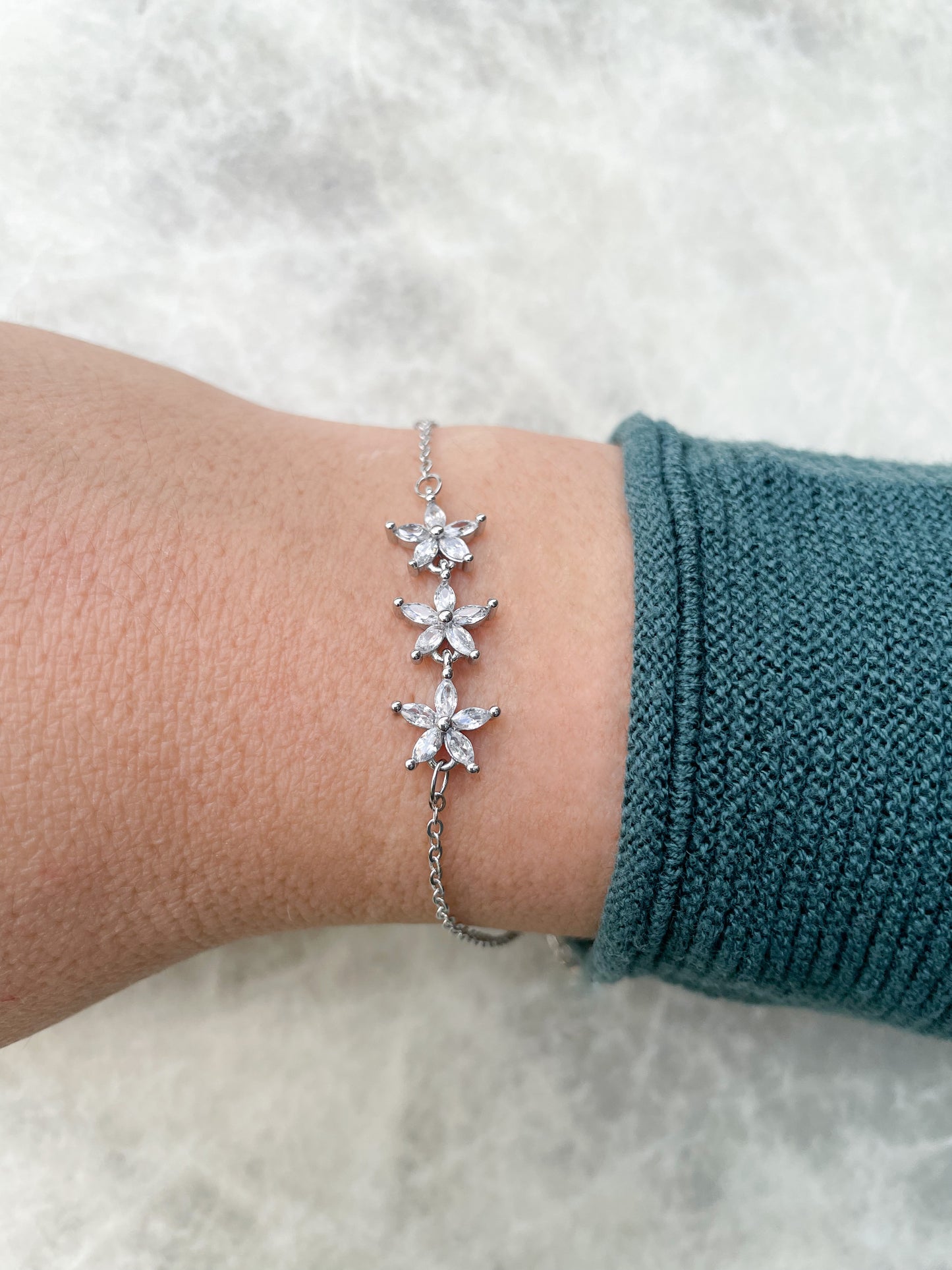Flower Trio Bracelet