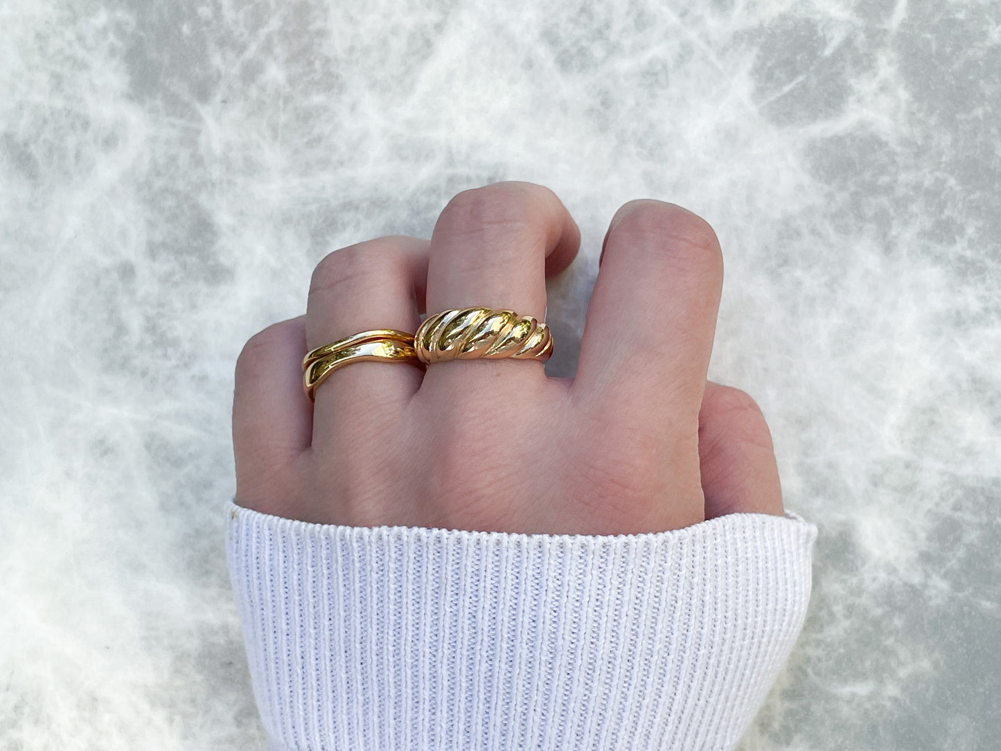 Chunky Croissant Ring