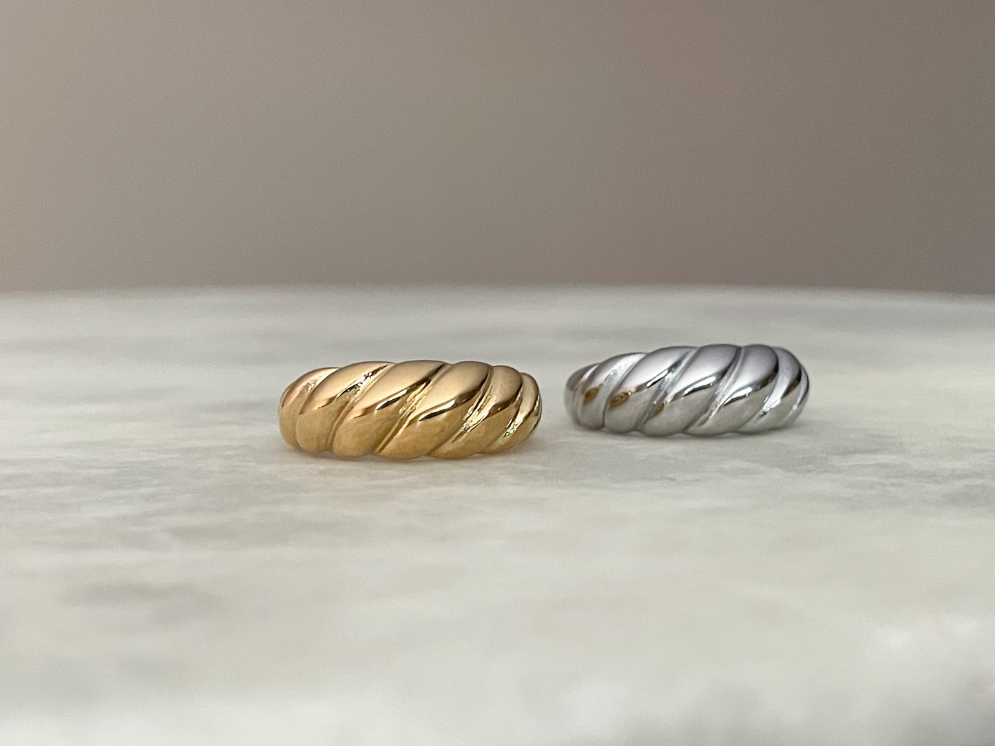 Chunky Croissant Ring