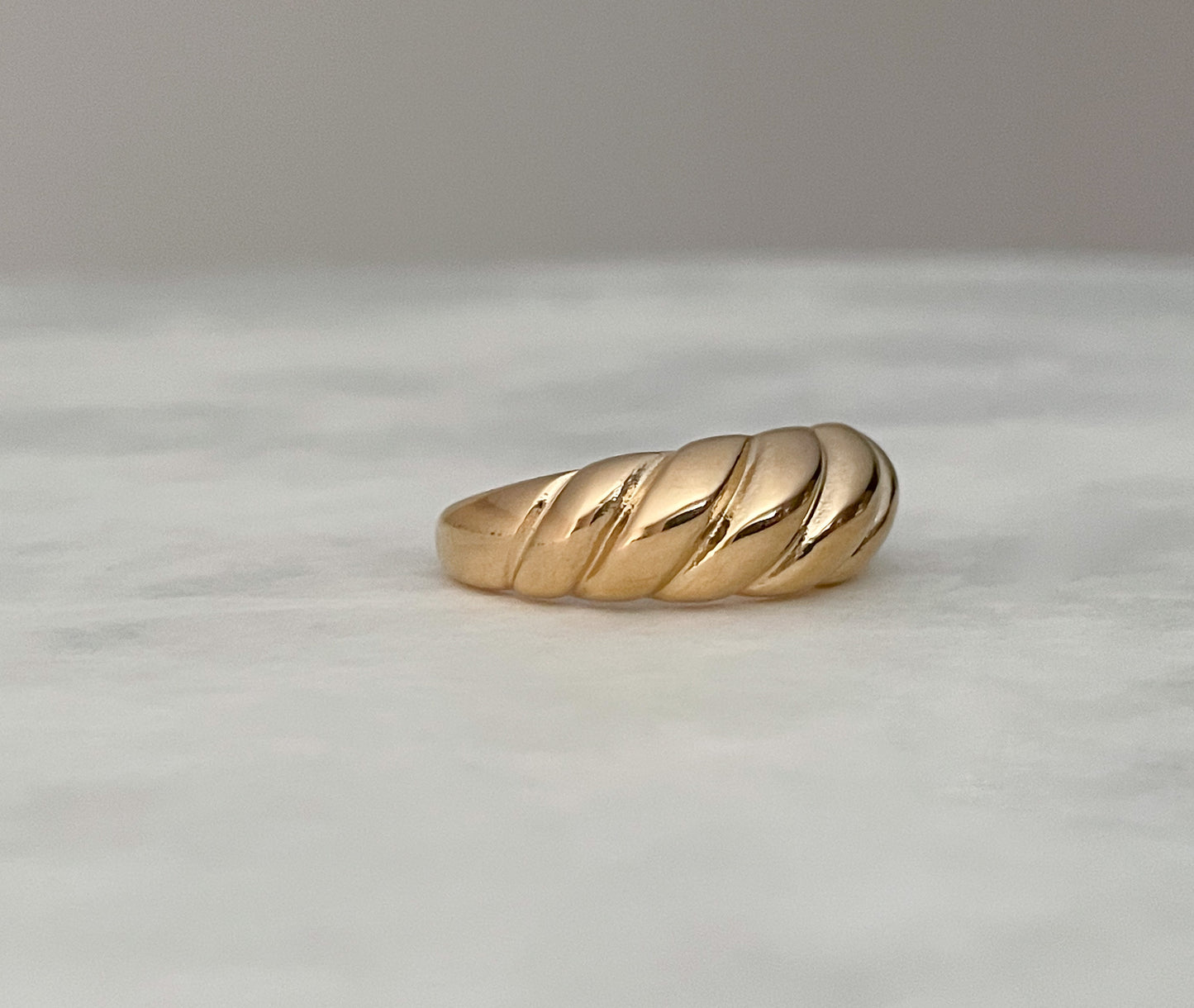 Chunky Croissant Ring
