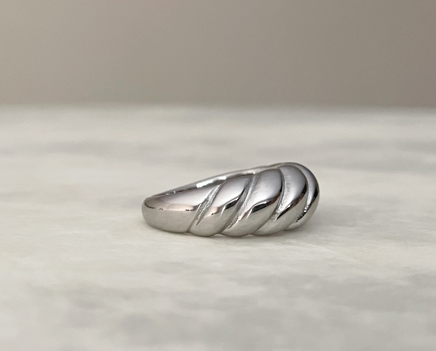 Chunky Croissant Ring