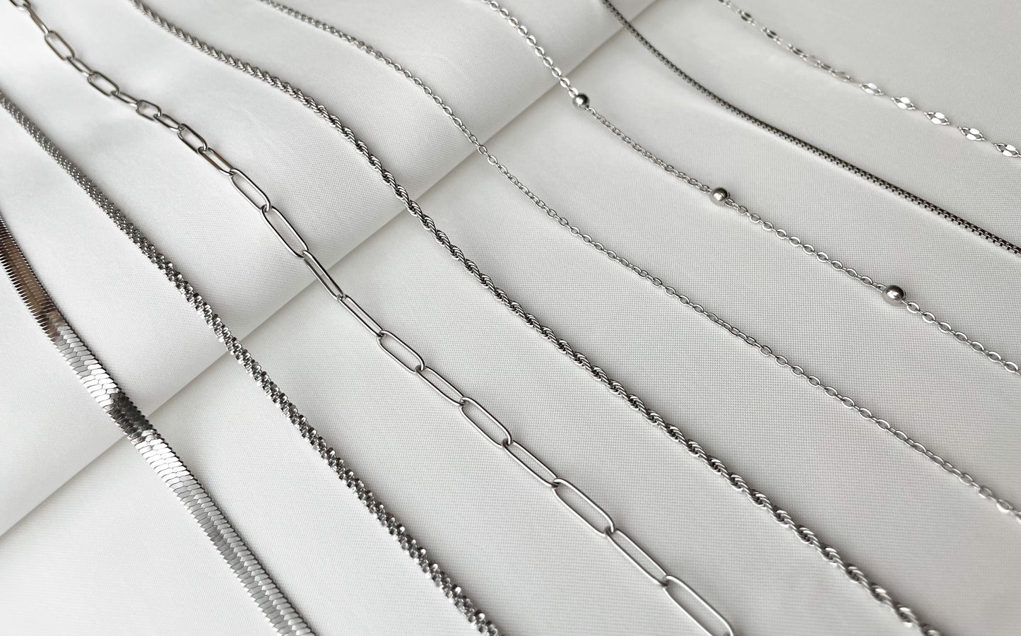 Dainty Silver Chain Necklace