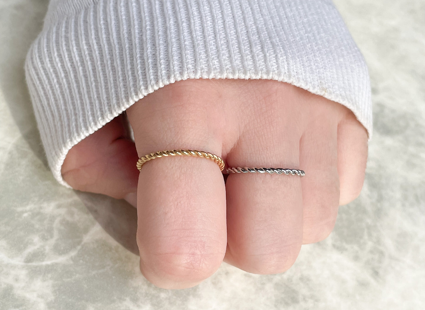 Slim Twisted Ring