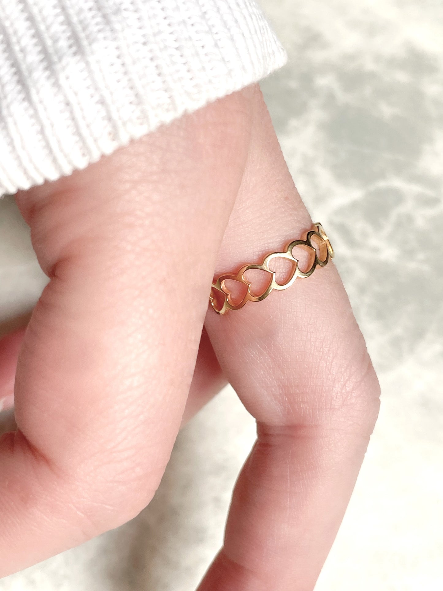 Heart Link Ring