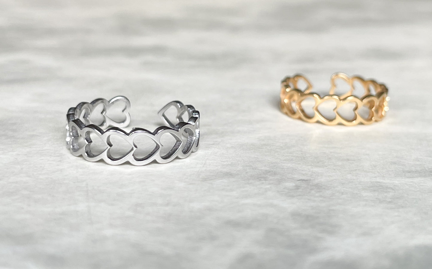 Heart Link Ring