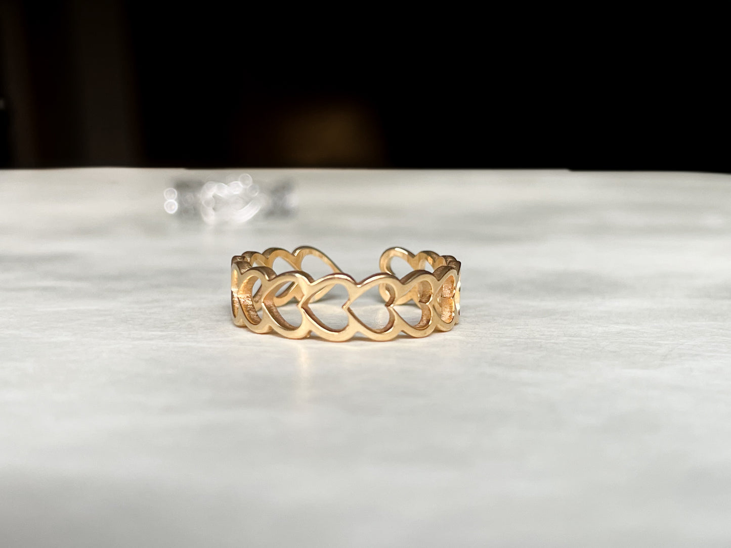 Heart Link Ring